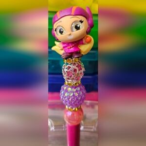 HANDMADE BEADED Pen- Honey Lemon